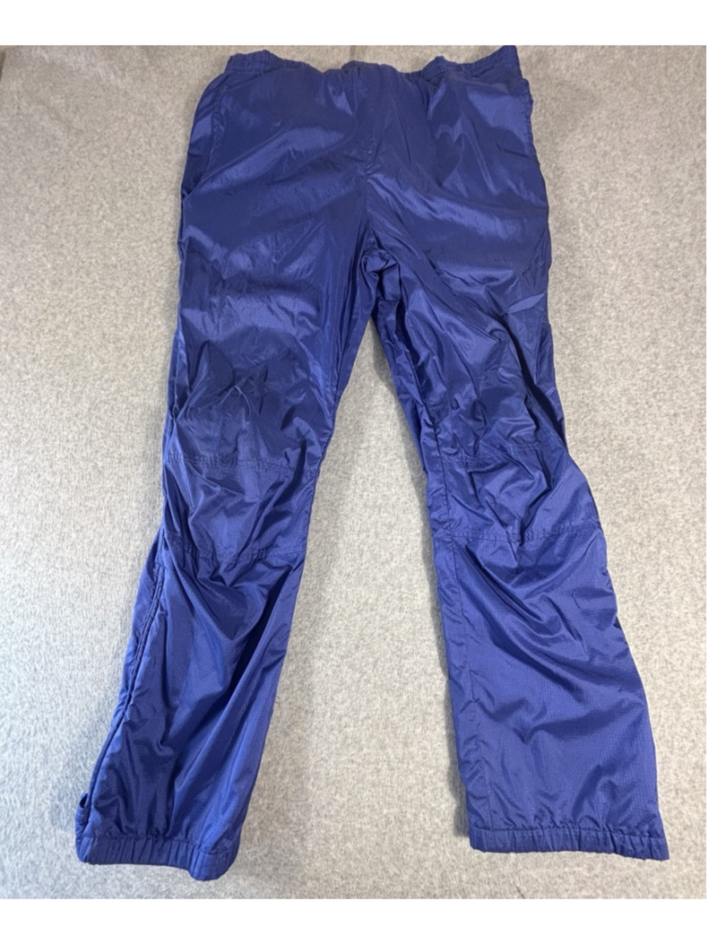 Vintage The‎ North Face Rain Pants Mens Size 36 Blue Ripstop Nylon Hiking Shell